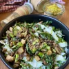 Salade de riz endives et champignons