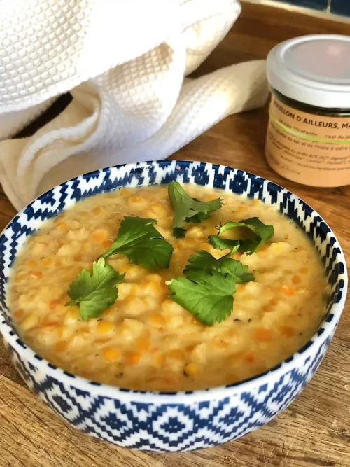 Dahl de lentilles corail revisité