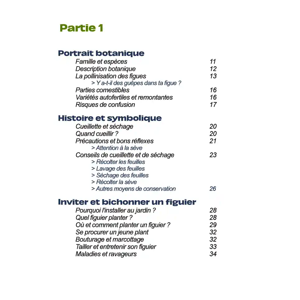 Tout sur les feuilles de figuier - partie 1