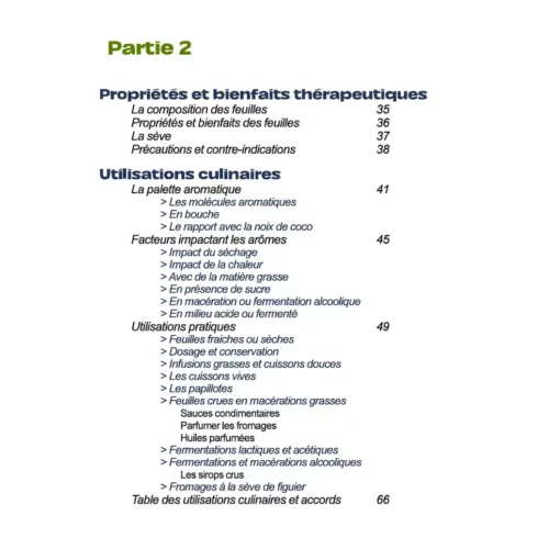 Tout sur les feuilles de figuier - partie 2