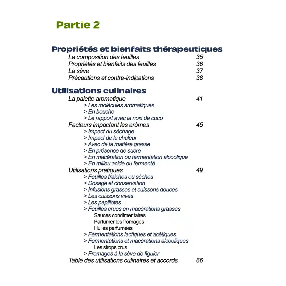 Tout sur les feuilles de figuier - partie 2