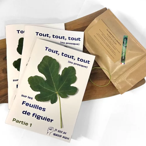 Tout sur les feuilles de figuier - 3 livrets A5 avec poudre de figuier