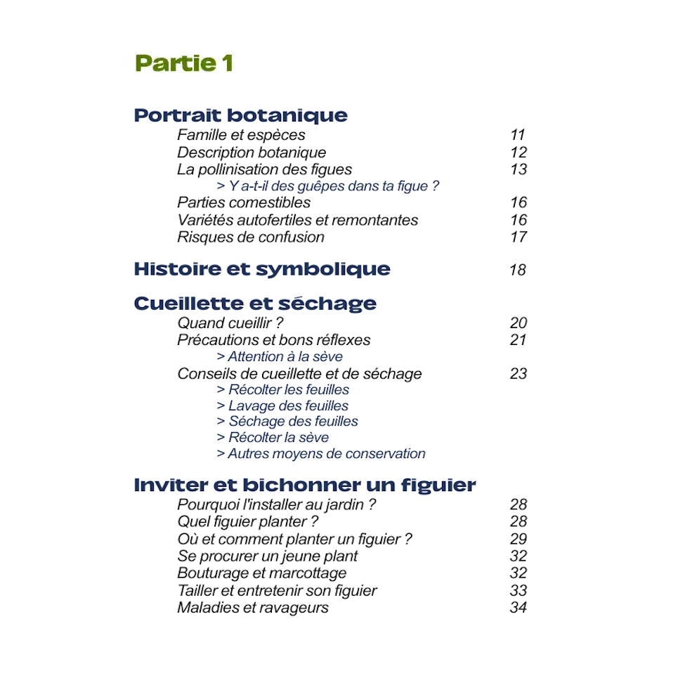 Tout sur les feuilles de figuier - partie 1