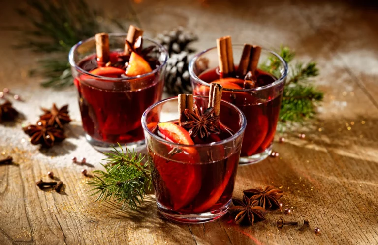 Vin chaud aux épices local