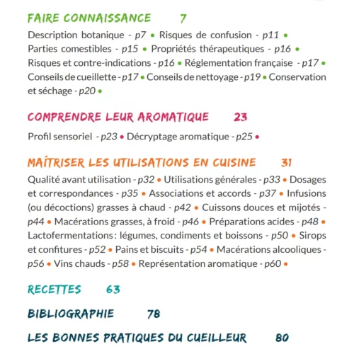 Botanique culinaire - Utiliser les racines de benoite en cuisine - sommaire
